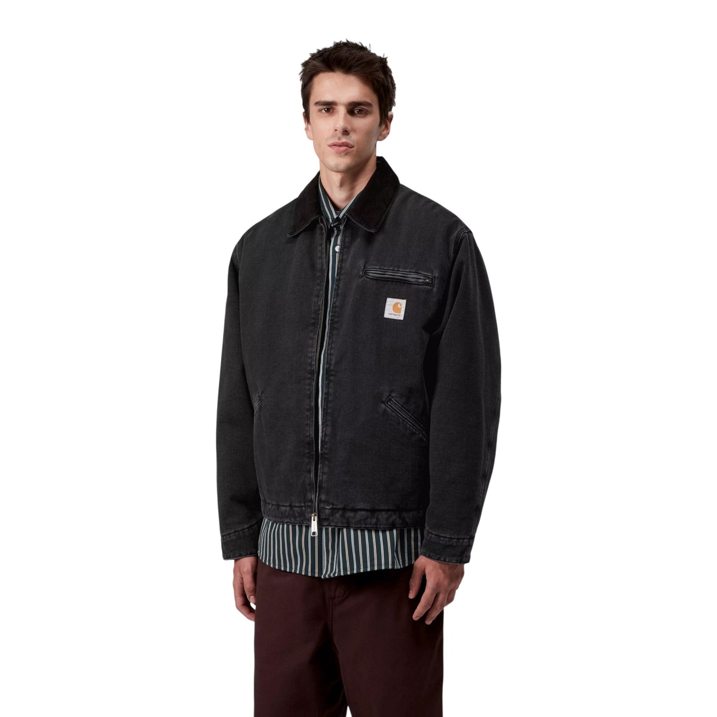 Giacca Carhartt Wip Stanton Jacket - Black Stone Washed - Giacche di Carhartt Wip | Francis Concept