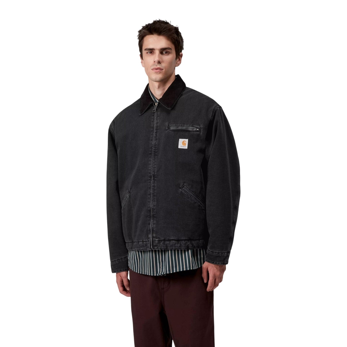 Giacca Carhartt Wip Stanton Jacket - Black Stone Washed - Giacche di Carhartt Wip | Francis Concept