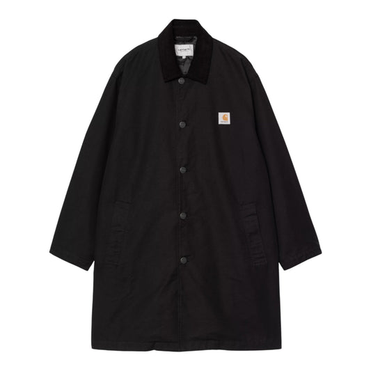 Giacca Carhartt Wip Webster Coat - Black / Black Rinsed - Giacche di Carhartt Wip | Francis Concept