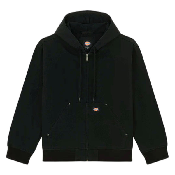 Giacca Dickies Hilham Hooded Canvas Jacket - Black - Giacche di Dickies | Francis Concept
