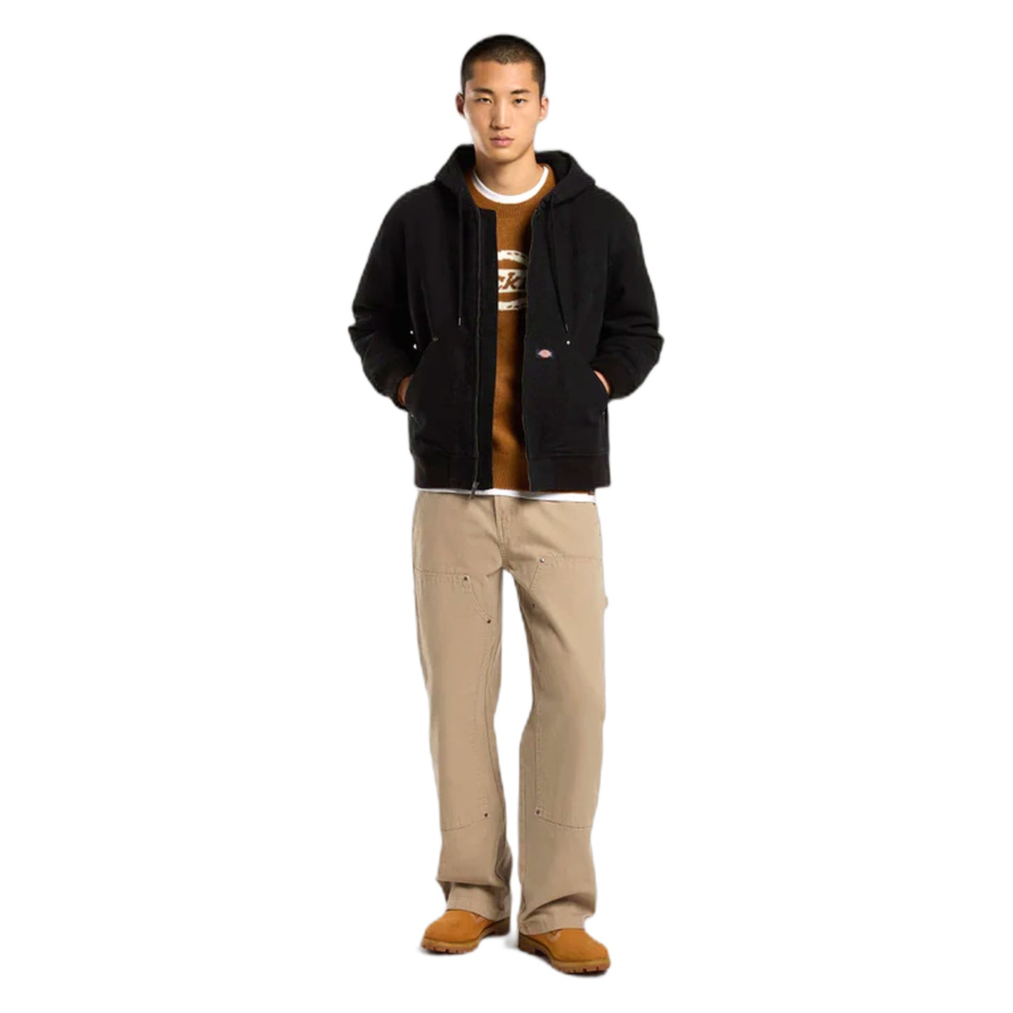 Giacca Dickies Hilham Hooded Canvas Jacket - Black - Giacche di Dickies | Francis Concept