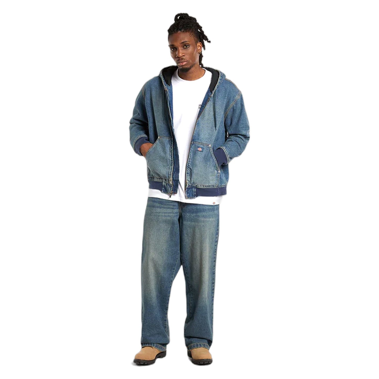 Giacca Dickies Hilham Hooded Jacket - Khaki Tinted - Giacca di Dickies | Francis Concept