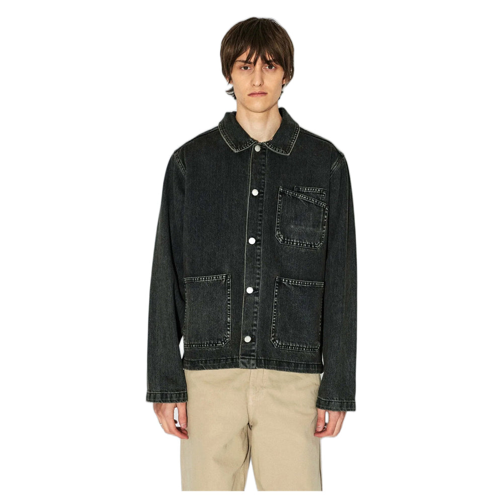Giacca Dr Denim Evon Worker Jacket - Aged Black-Francis Concept