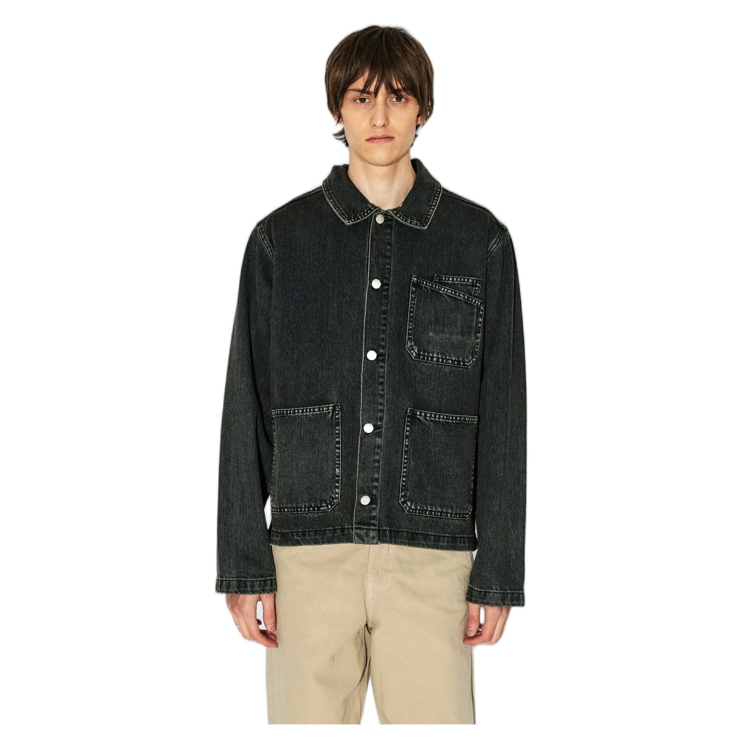 Giacca Dr Denim Evon Worker Jacket - Aged Black-Francis Concept