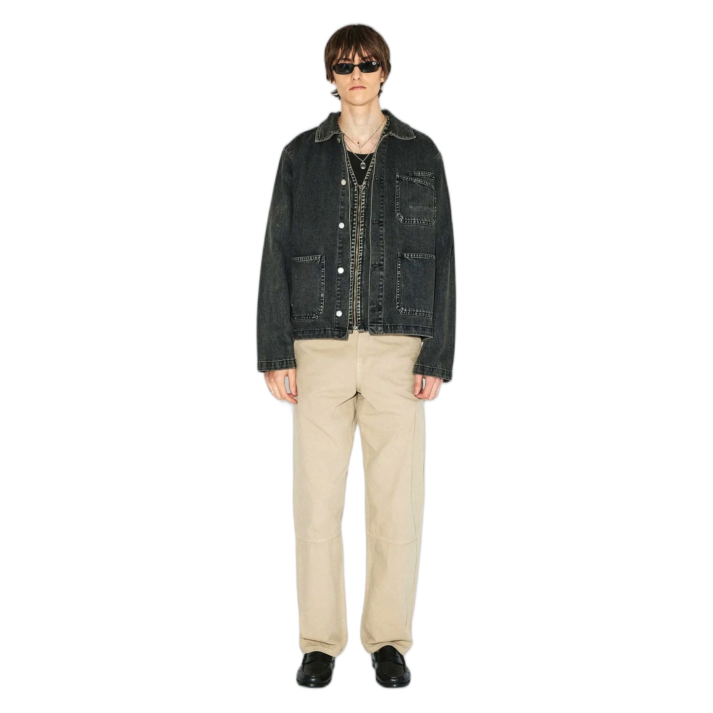 Giacca Dr Denim Evon Worker Jacket - Aged Black-Francis Concept