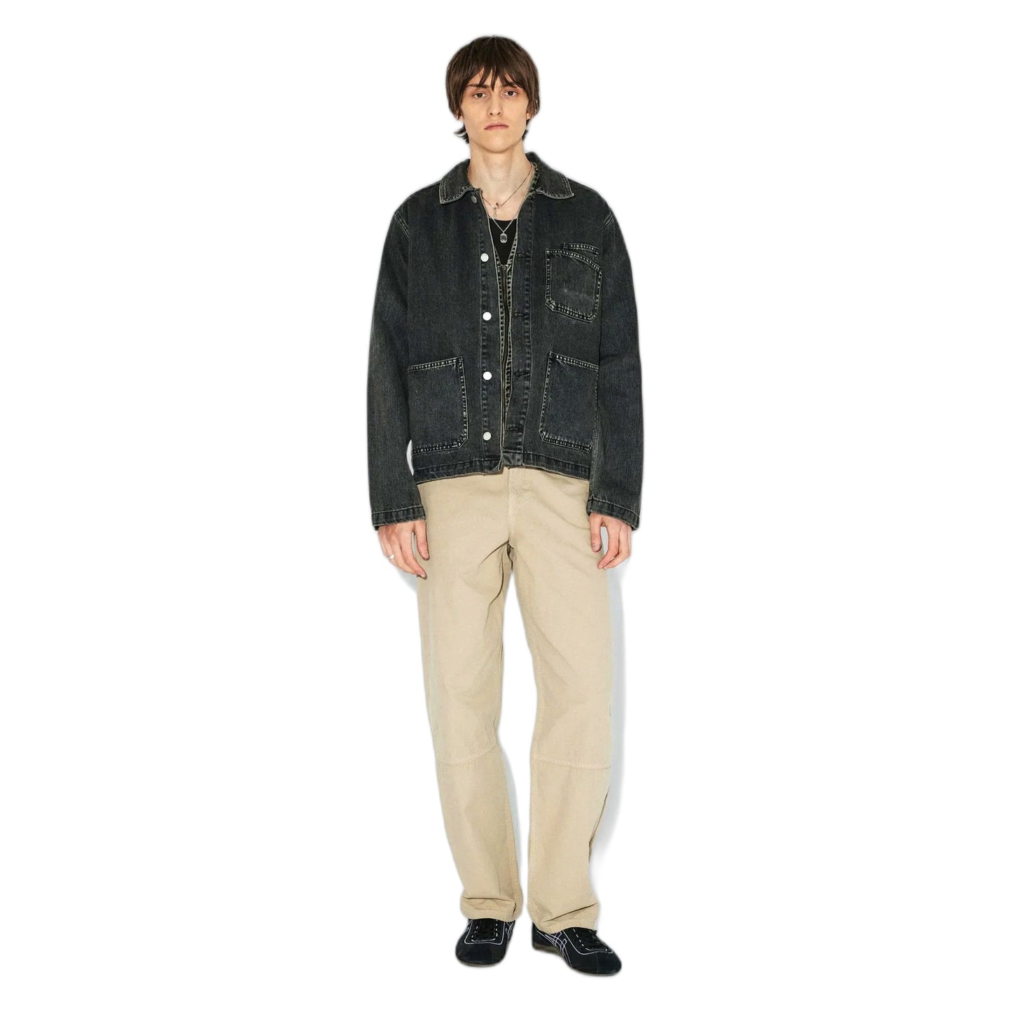 Giacca Dr Denim Evon Worker Jacket - Aged Black-Francis Concept