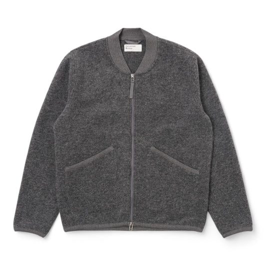 Giacca Liner Universal Works Zip Bomber - Grey Marl - Giacche di Universal Works | Francis Concept