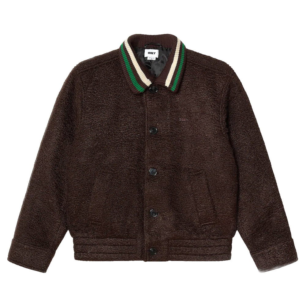 Giacca Obey Arden Blouson Jacket - Java Brown - Giacche di Obey | Francis Concept