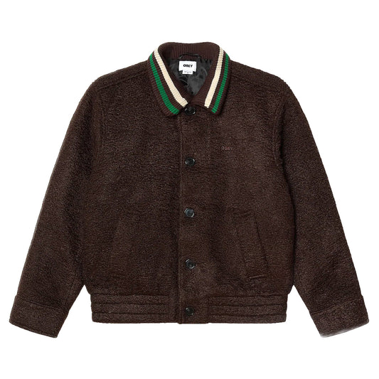 Giacca Obey Arden Blouson Jacket - Java Brown - Giacche di Obey | Francis Concept