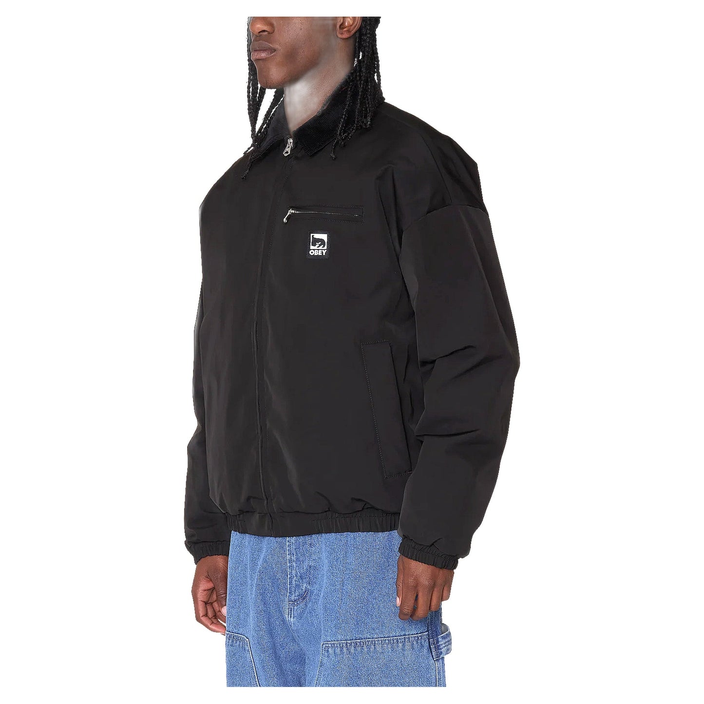 Giacca Obey Elysian Jacket - Black - Giacche di Obey | Francis Concept