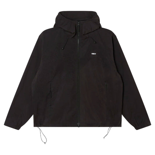 Giacca Obey Sota Shell Jacket - Black - Giacche di Obey | Francis Concept