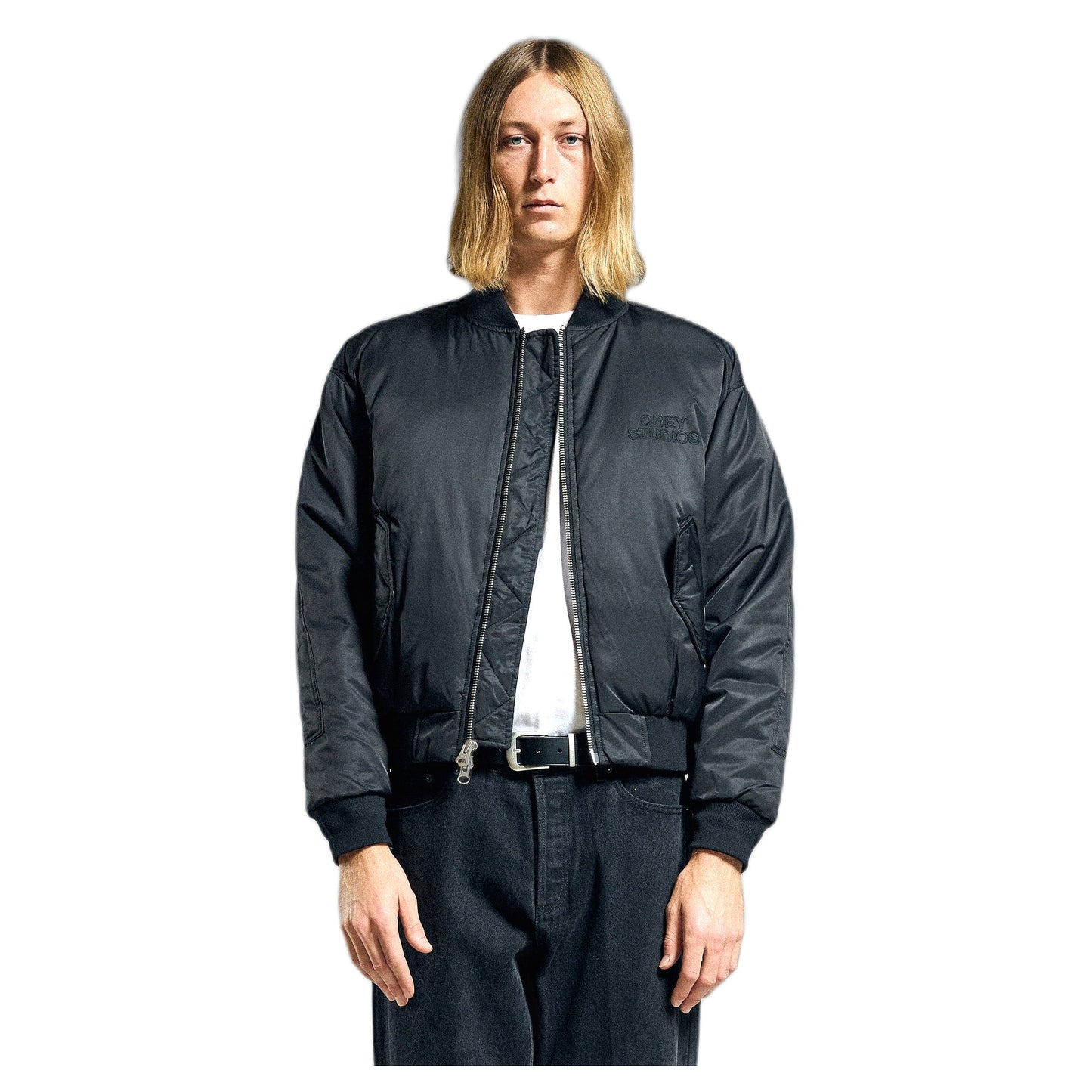 Giacca Obey Studios Ma - 1 Bomber - Black - Giacche di Obey | Francis Concept