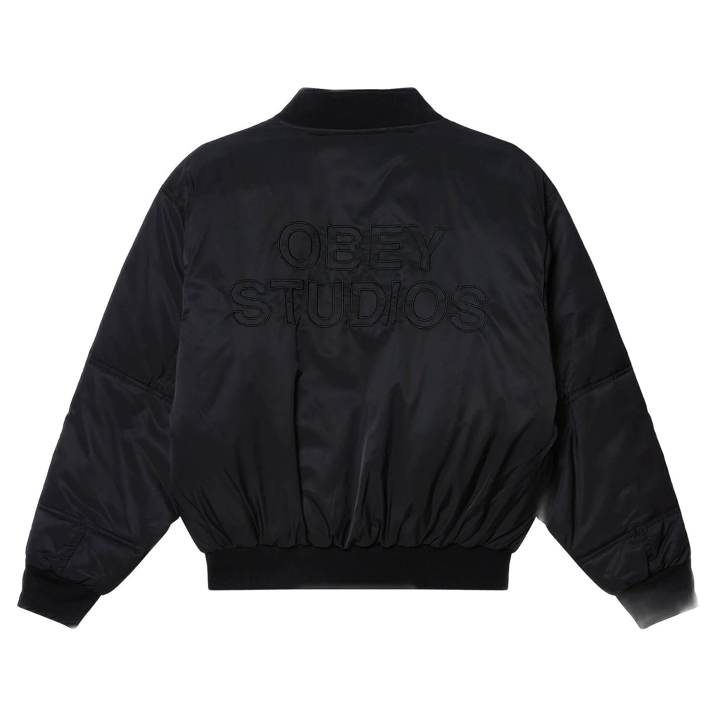 Giacca Obey Studios Ma - 1 Bomber - Black - Giacche di Obey | Francis Concept