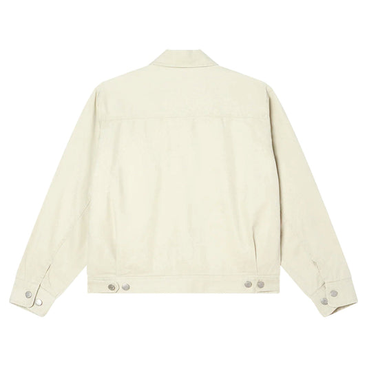 Giacca Obey Walter Work Jacket - silver Birch Faded Wash - Giacche di Obey | Francis Concept