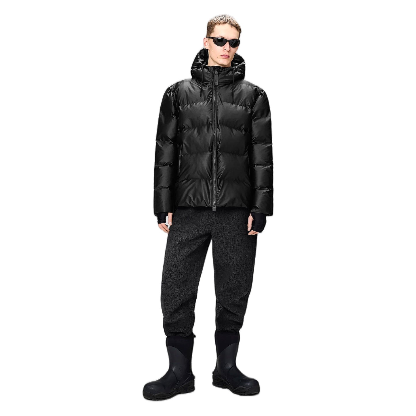 Giacca Rains Antipioggia Unisex Alta Puffer Jacket W3T3 - Nero - Giacche di Rains | Francis Concept