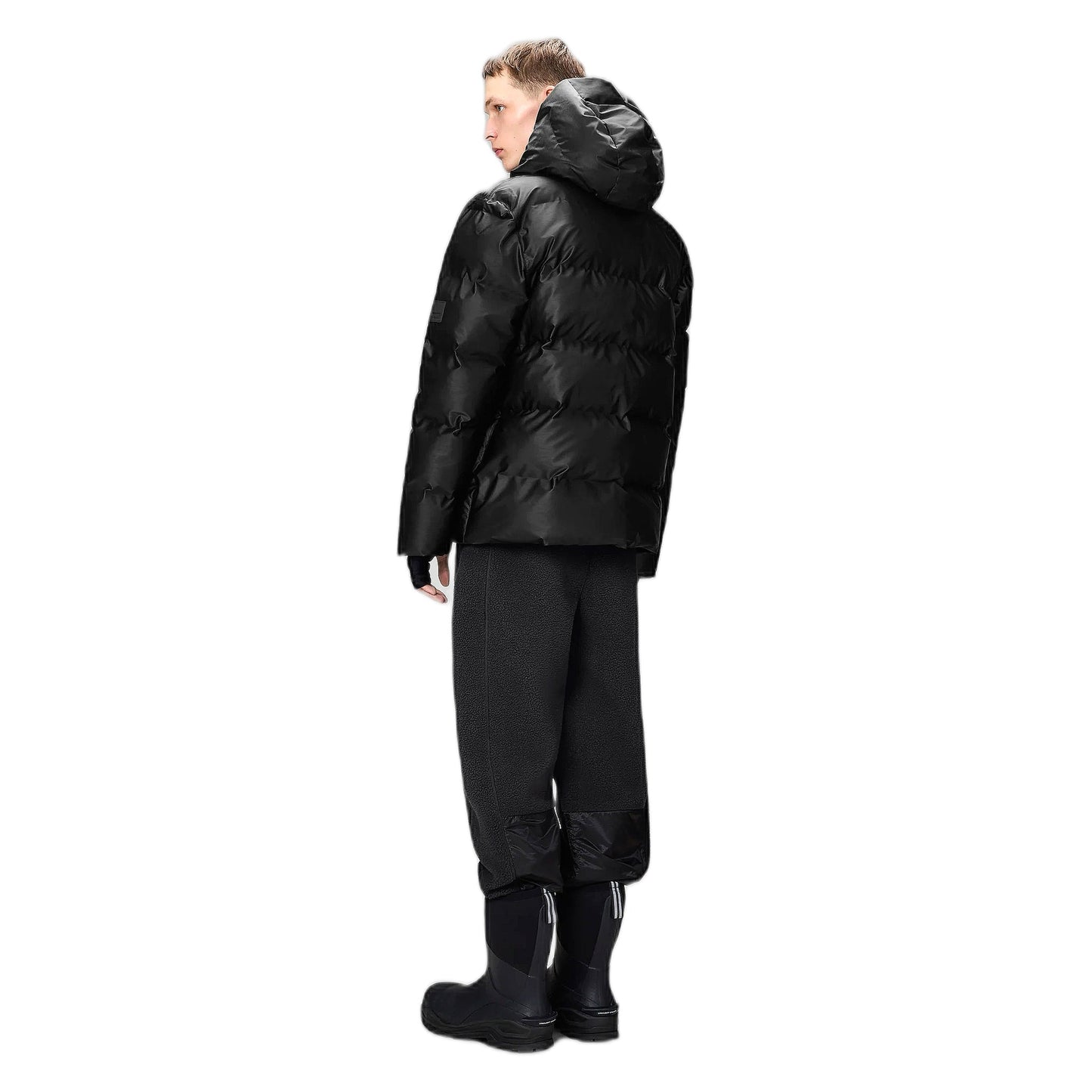 Giacca Rains Antipioggia Unisex Alta Puffer Jacket W3T3 - Nero - Giacche di Rains | Francis Concept
