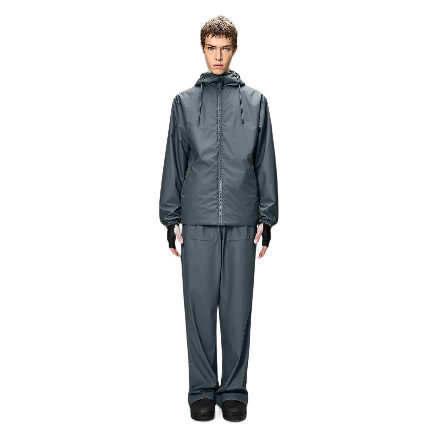 Giacca Rains Antipioggia Unisex Lohja Jacket W3T1 - Grigio - Giacche di Rains | Francis Concept