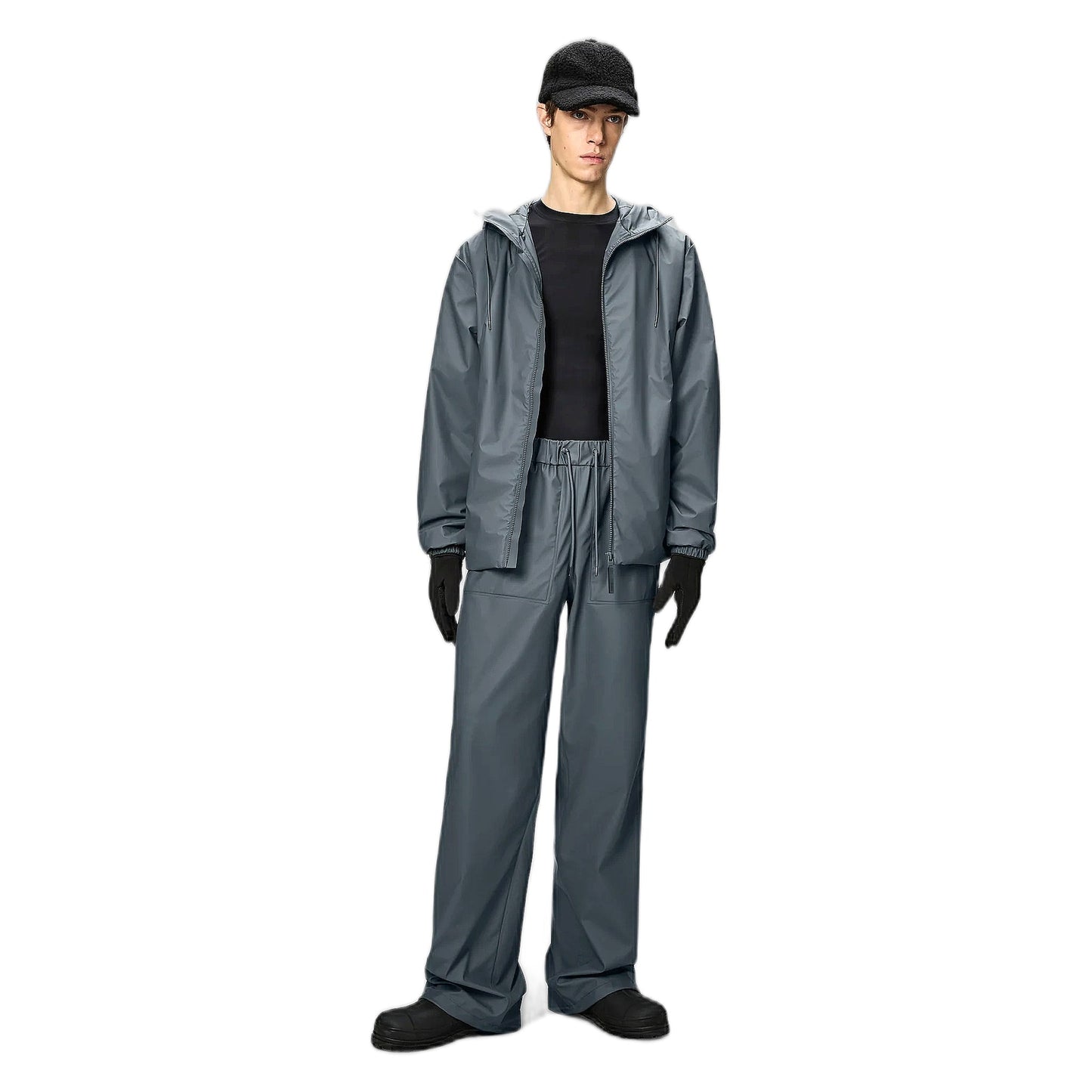 Giacca Rains Antipioggia Unisex Lohja Jacket W3T1 - Grigio - Giacche di Rains | Francis Concept