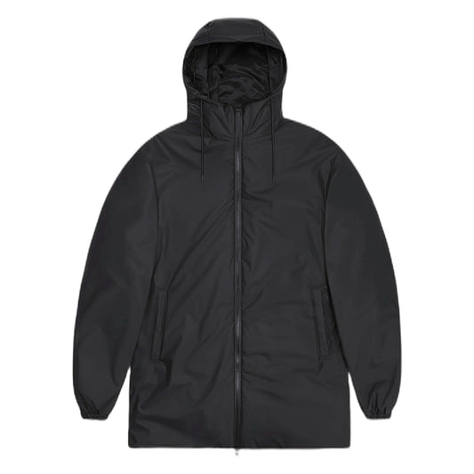 Giacca Rains Antipioggia Unisex Lohja Long Jacket W3T2 - Nero - Giacche di Rains | Francis Concept