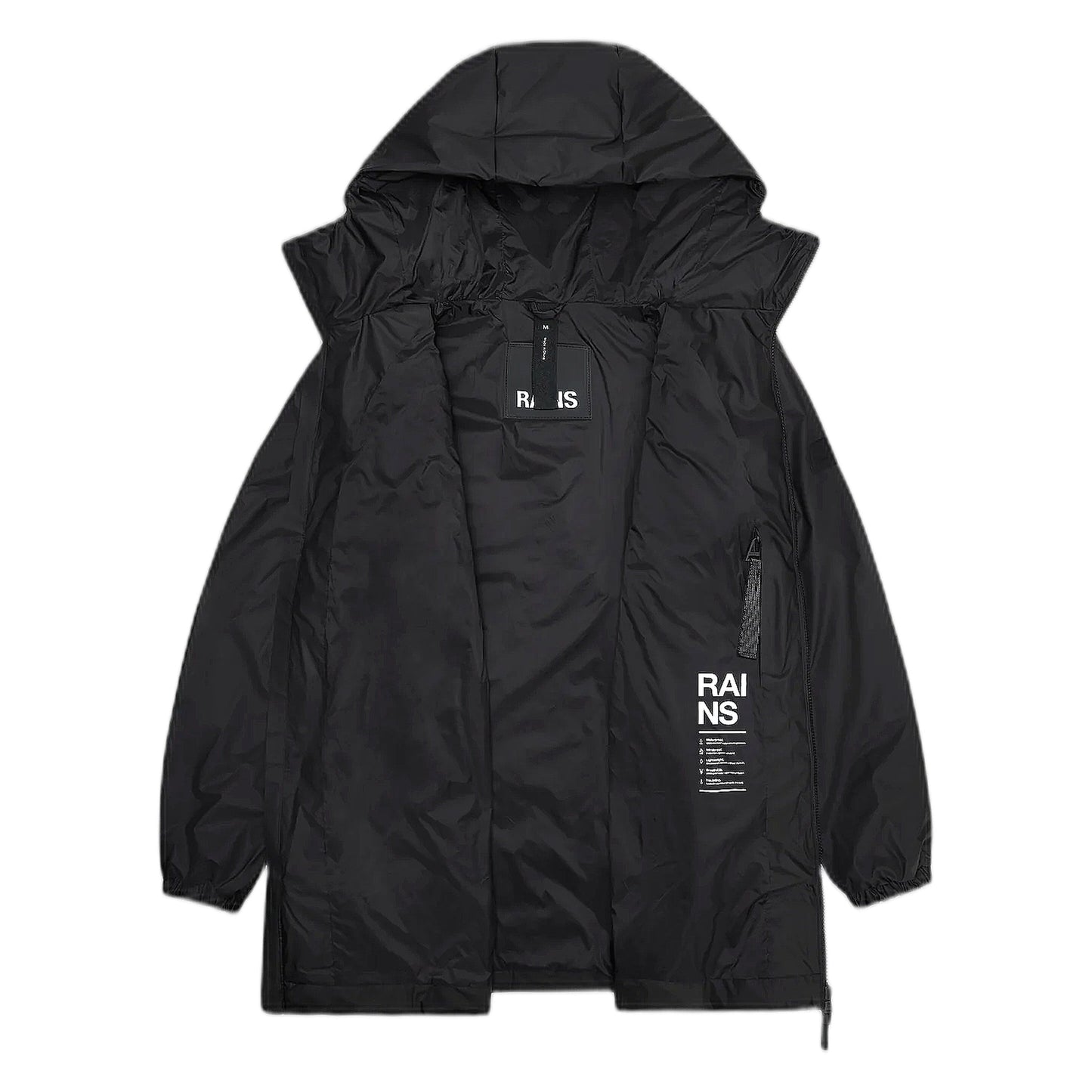 Giacca Rains Antipioggia Unisex Lohja Long Jacket W3T2 - Verde - Giacche di Rains | Francis Concept