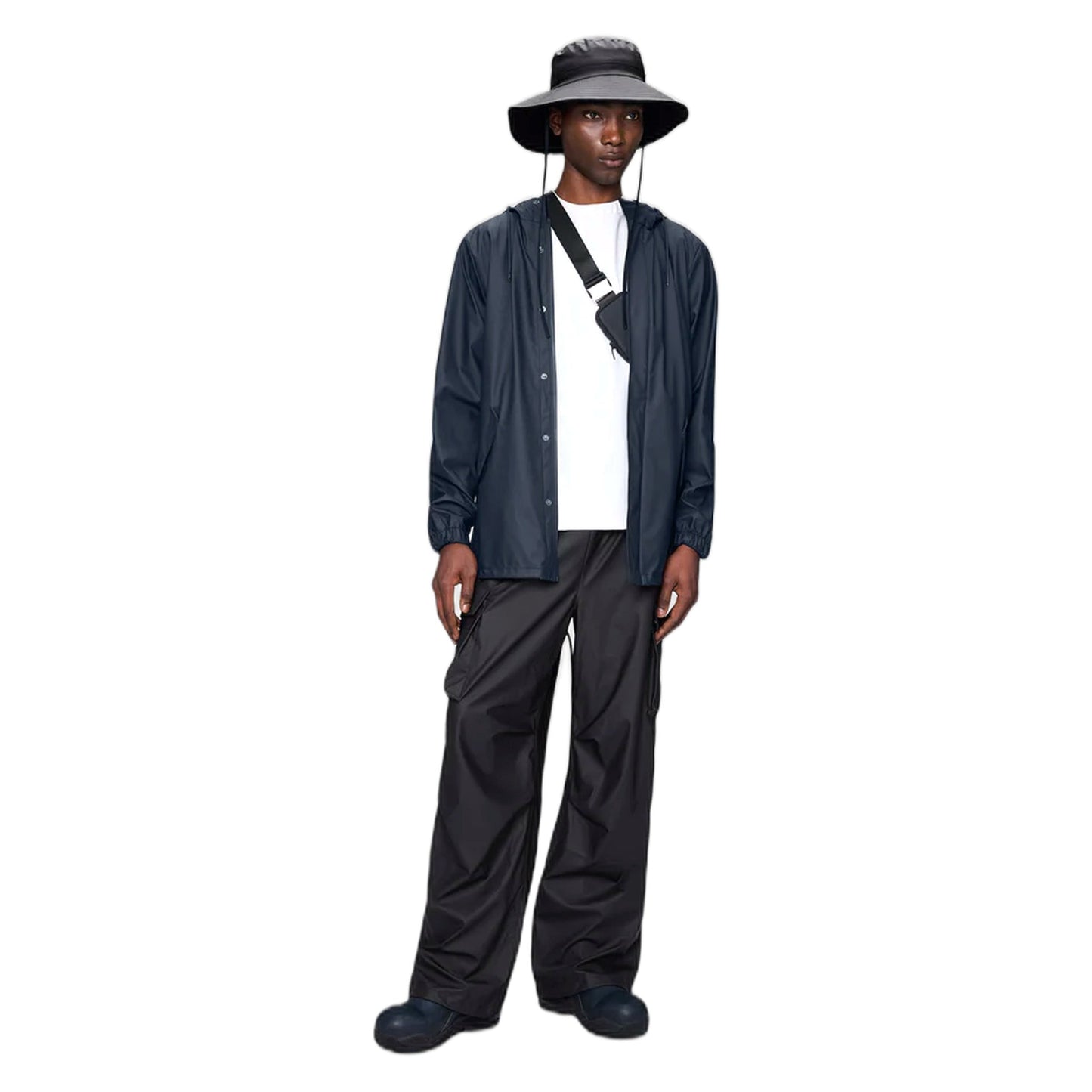 Giacca Rains Fishtail Jacket W3 - Navy-Francis Concept