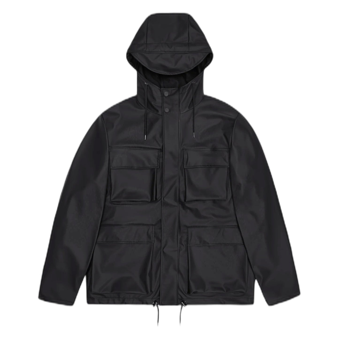 Giacca Rains Pocket Jacket W3 - Black-Francis Concept