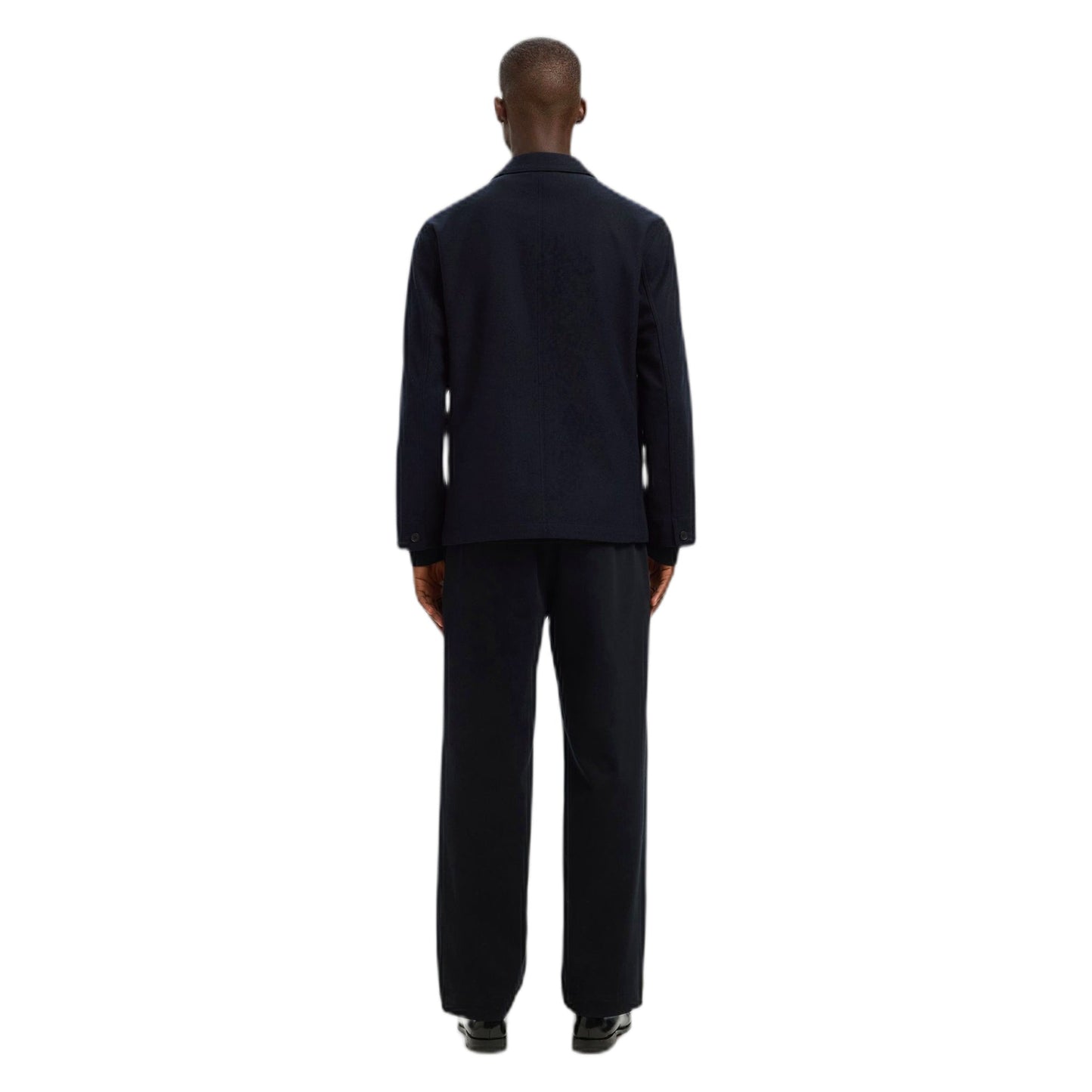 Giacca Selected Homme Landon Wool Blend Hybrid Blazer - Navy - Giacche di Selected Homme | Francis Concept