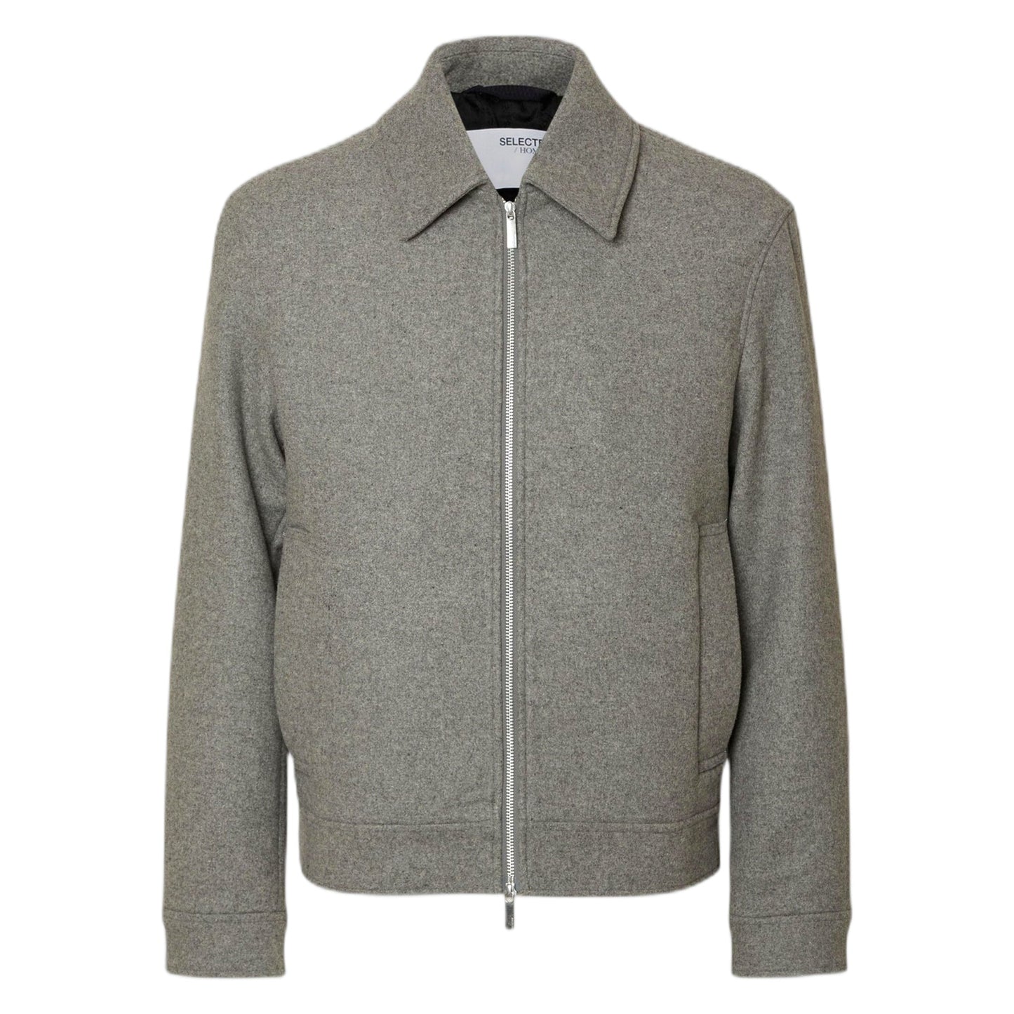 Giacca Selected Homme Philip Wool Blend Jacket - Grey - Giacche di Selected Homme | Francis Concept