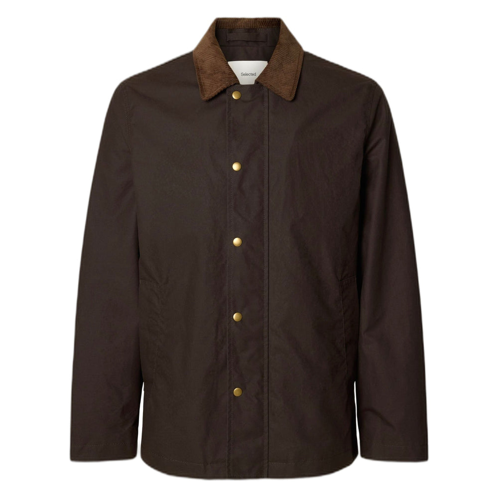 Giacca Selected Homme Walter Waxed Cotton 2.0 - Brown - Giacche di Selected Homme | Francis Concept