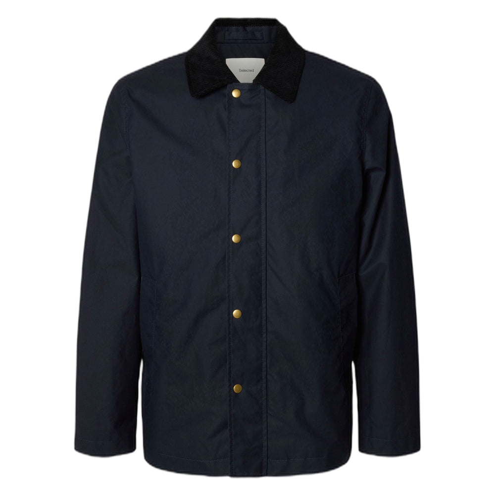 Giacca Selected Homme Walter Waxed Cotton 2.0 - Navy - Giacche di Selected Homme | Francis Concept