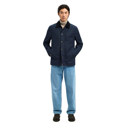 Giacca Selected Homme Walter Waxed Cotton 2.0 - Navy - Giacche di Selected Homme | Francis Concept