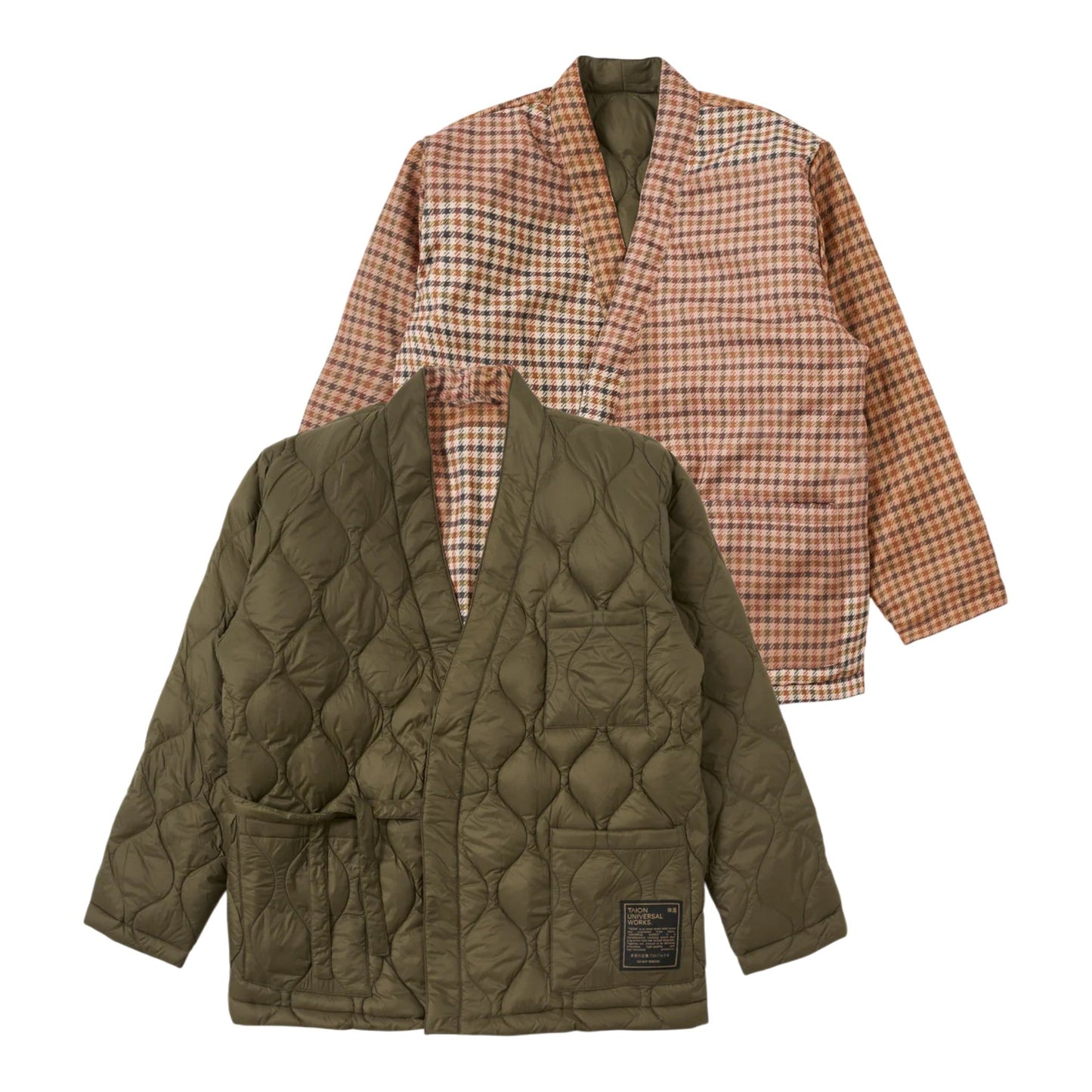 Giacca Taion X Universal Work Jyoto Work Jacket - Dark Olive - Giacche di Universal Works | Francis Concept