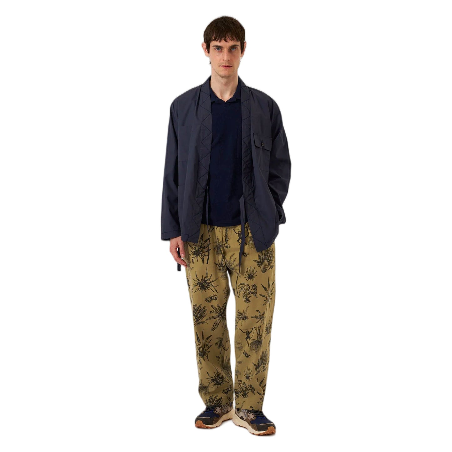 Giacca Universal Works Osaka Work Jacket Peached Poplin - Navy - Giacche di Universal Works | Francis Concept