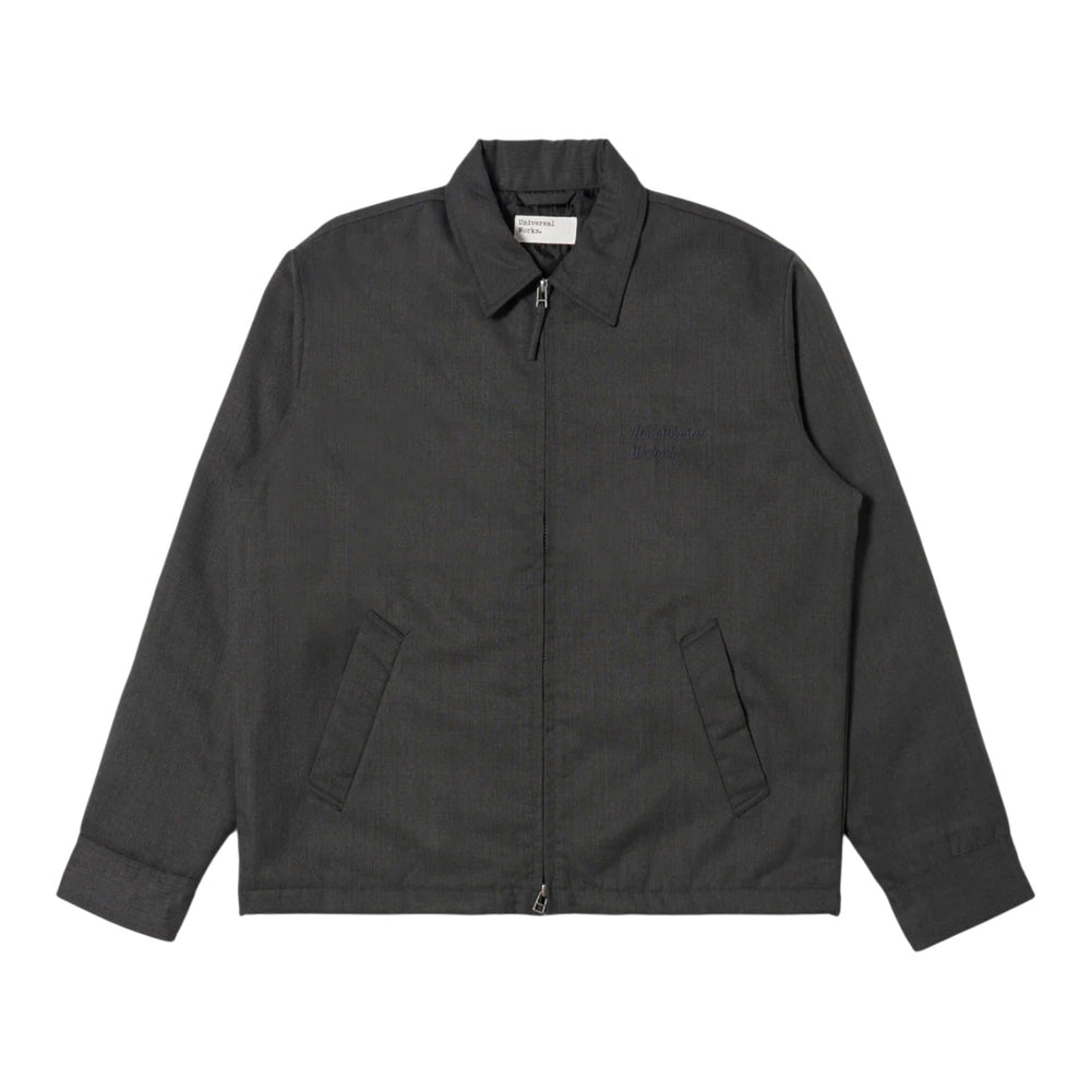 Giacca Universal Works Padded Club Jacket Travel Suiting - Charcoal - Giacca di Universal Works | Francis Concept