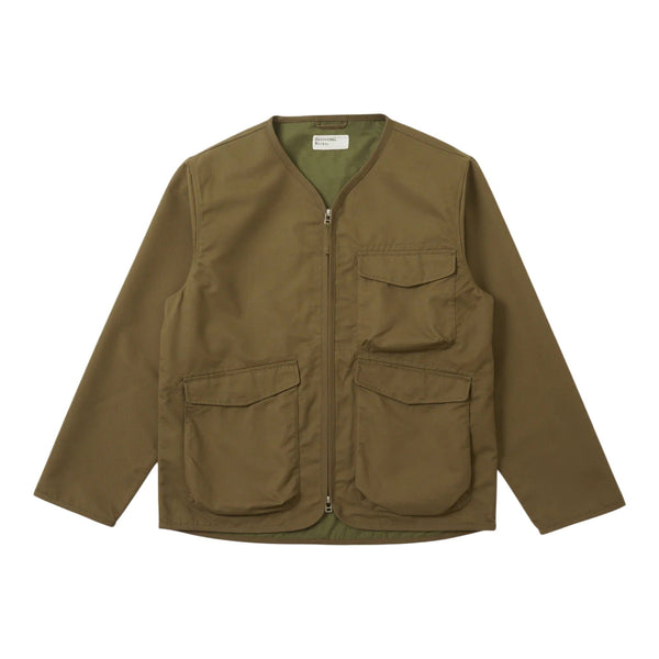 Giacca Universal Works Parachute Liner Jacket Brushed Polytech - Khaki - Giacca di Universal Works | Francis Concept