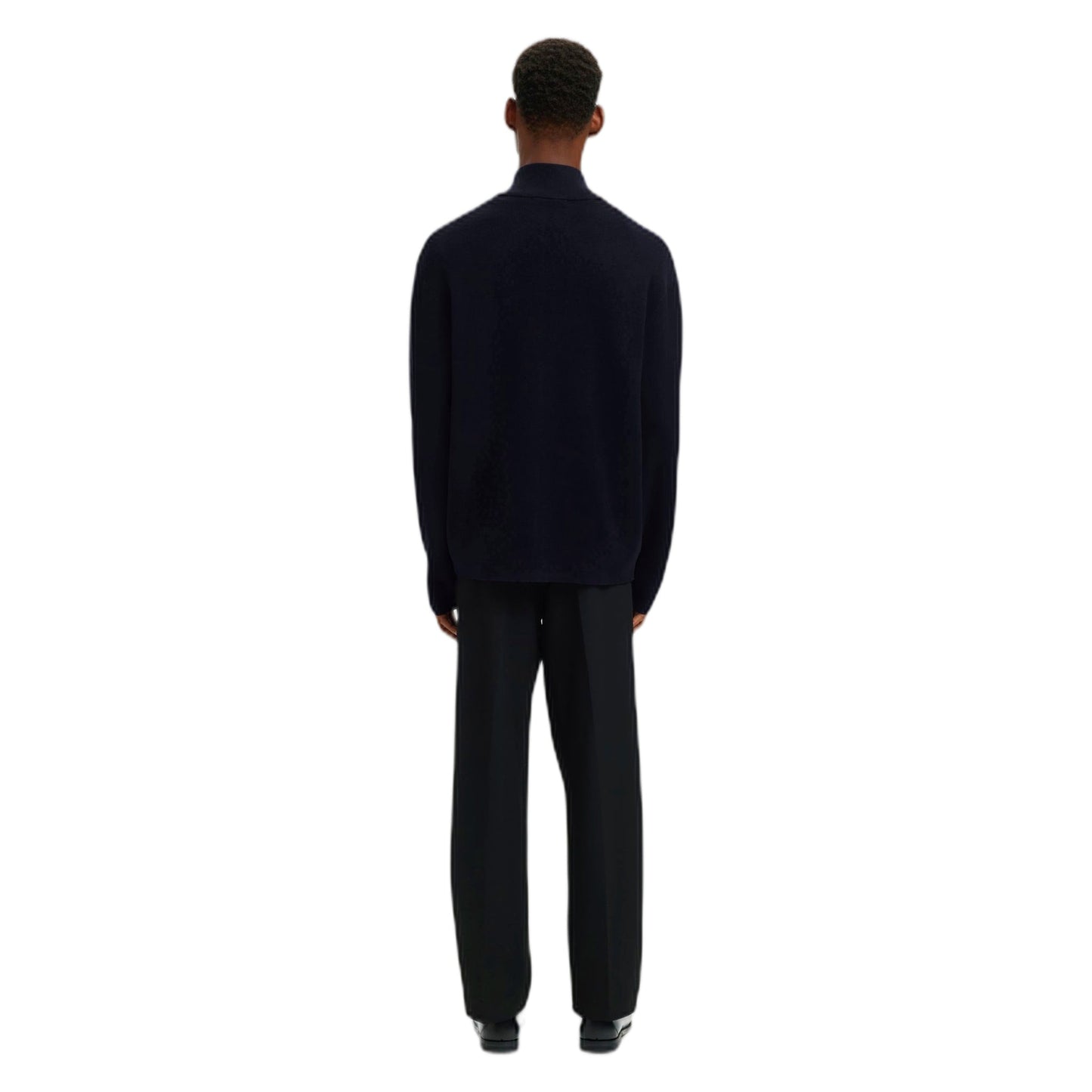 Giacca Zip Selected Homme Teller Relaxed Zip Cardigan - Sky Captain - Maglieria di Selected Homme | Francis Concept