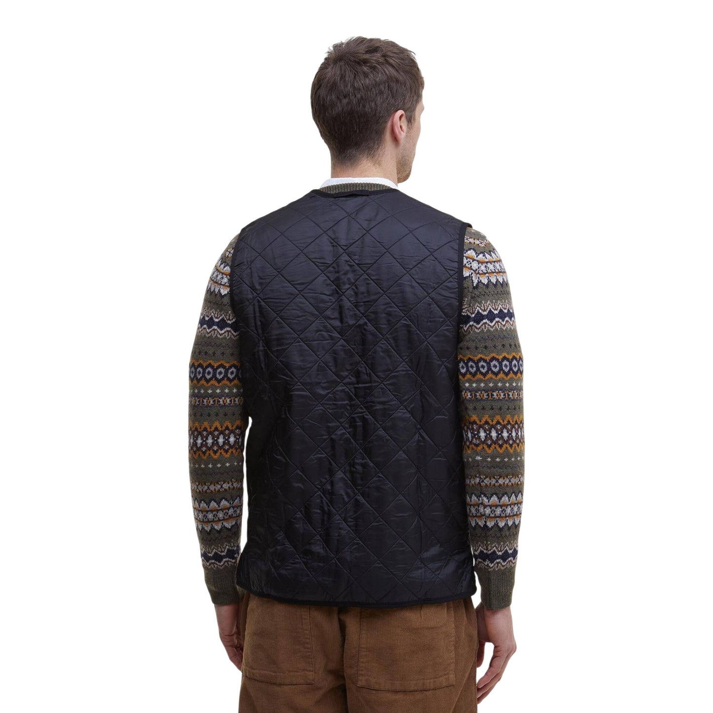 Gilet Barbour Polarquilt Waistcoat Zip - Black - Giacche di Barbour | Francis Concept