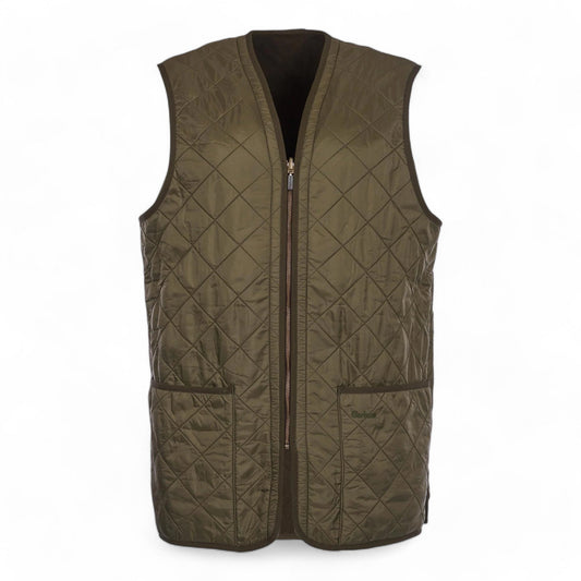 Gilet Barbour Polarquilt Waistcoat Zip Liner - Olive - Gilet di Barbour | Francis Concept
