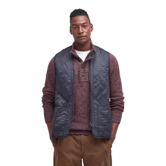 Gilet Barbour Polarquilt Waistcoat Zip - Navy - Giacche di Barbour | Francis Concept