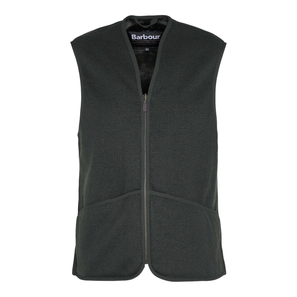 Gilet Barbour Warm Pile Waistcoat Zip - Sage-Francis Concept