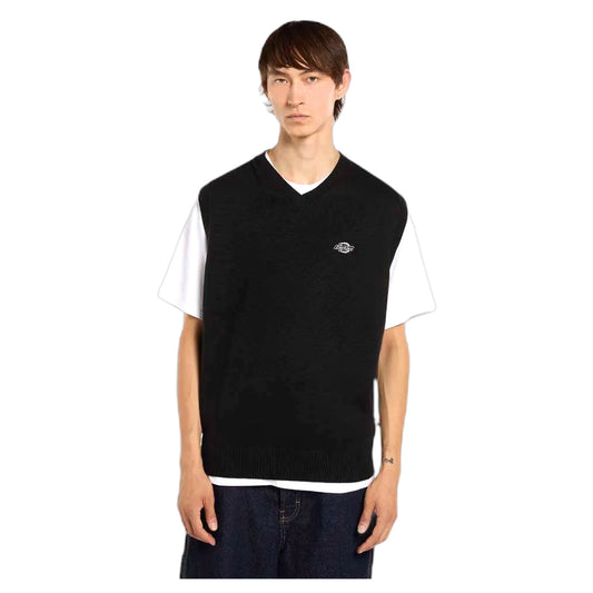 Gilet Dickies Summerdale Sweater Vest - Black - Maglieria di Dickies | Francis Concept