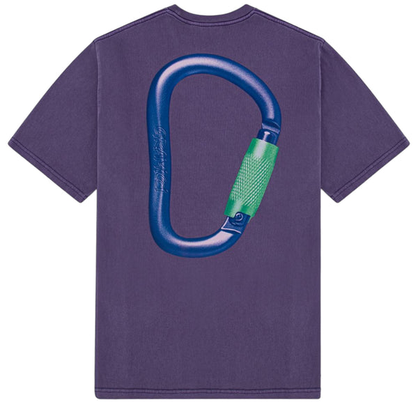 Maglietta Uomo Gramicci Carabiner T-Shirt - Viola - Francis Concept