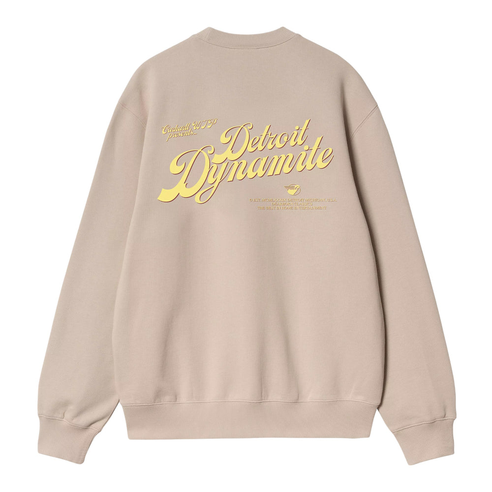 Carhartt Wip Greatest Fleaks Sweat - Fleur De Sel