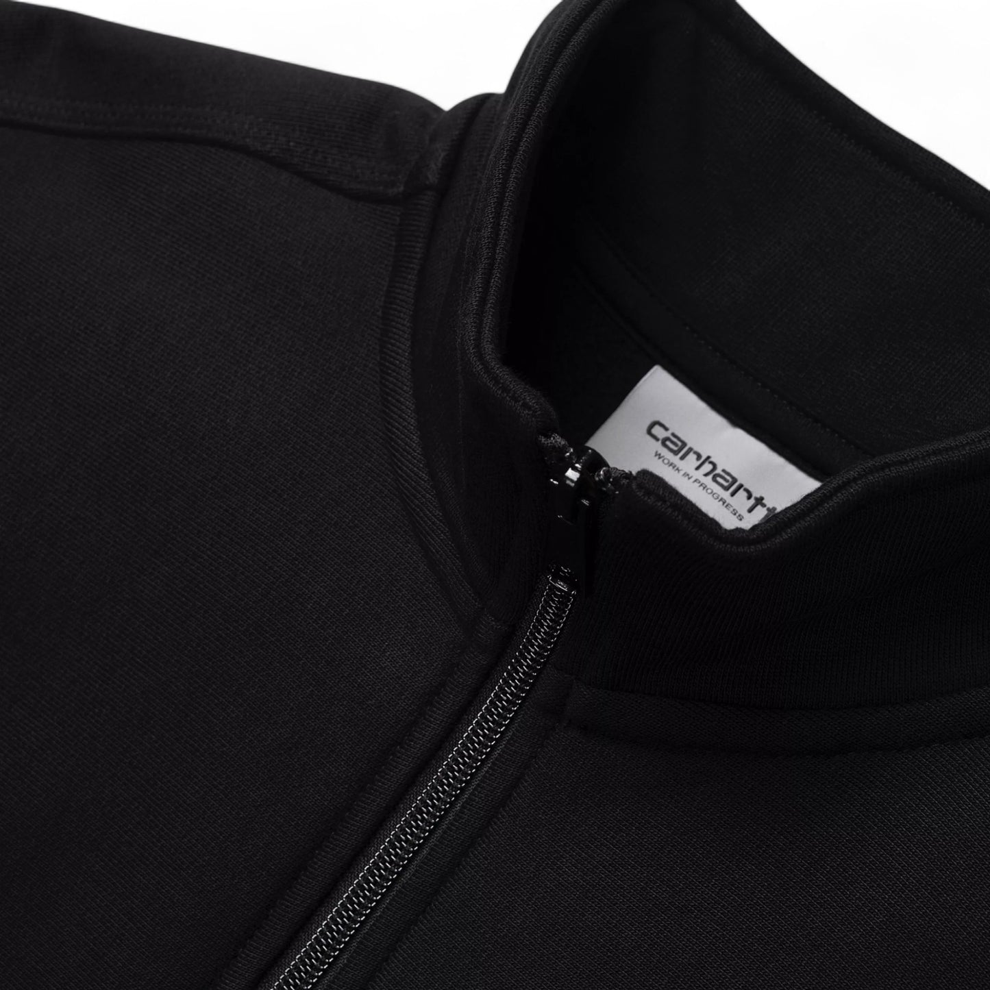 Carhartt Wip Half Zip American Script Sweat-Black