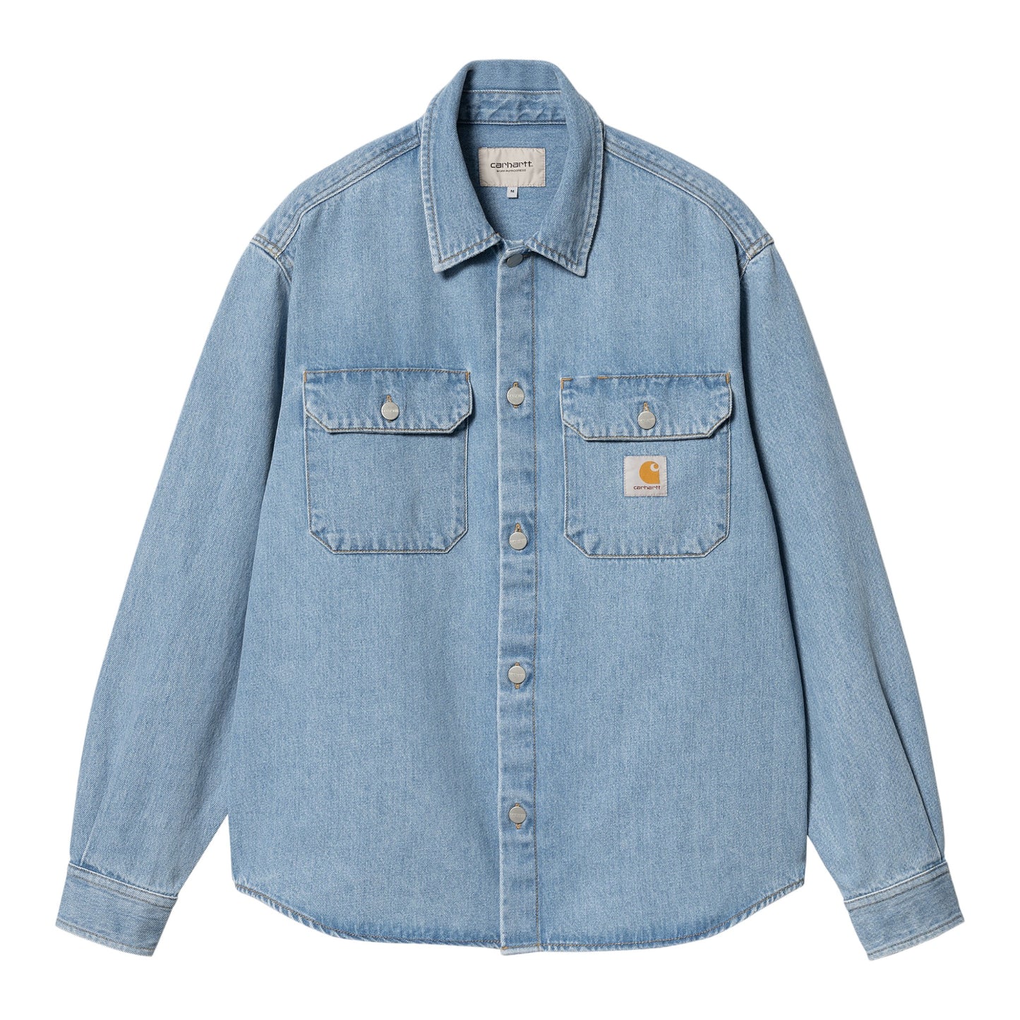 Carhartt Wip Harvey Shirt Jacket - Blue Stone Bleached - Francis Concept