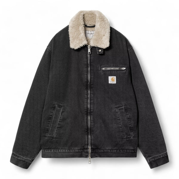 Carhartt Wip Herald Jacket - Black/Wall Stone Washed Francis Concept