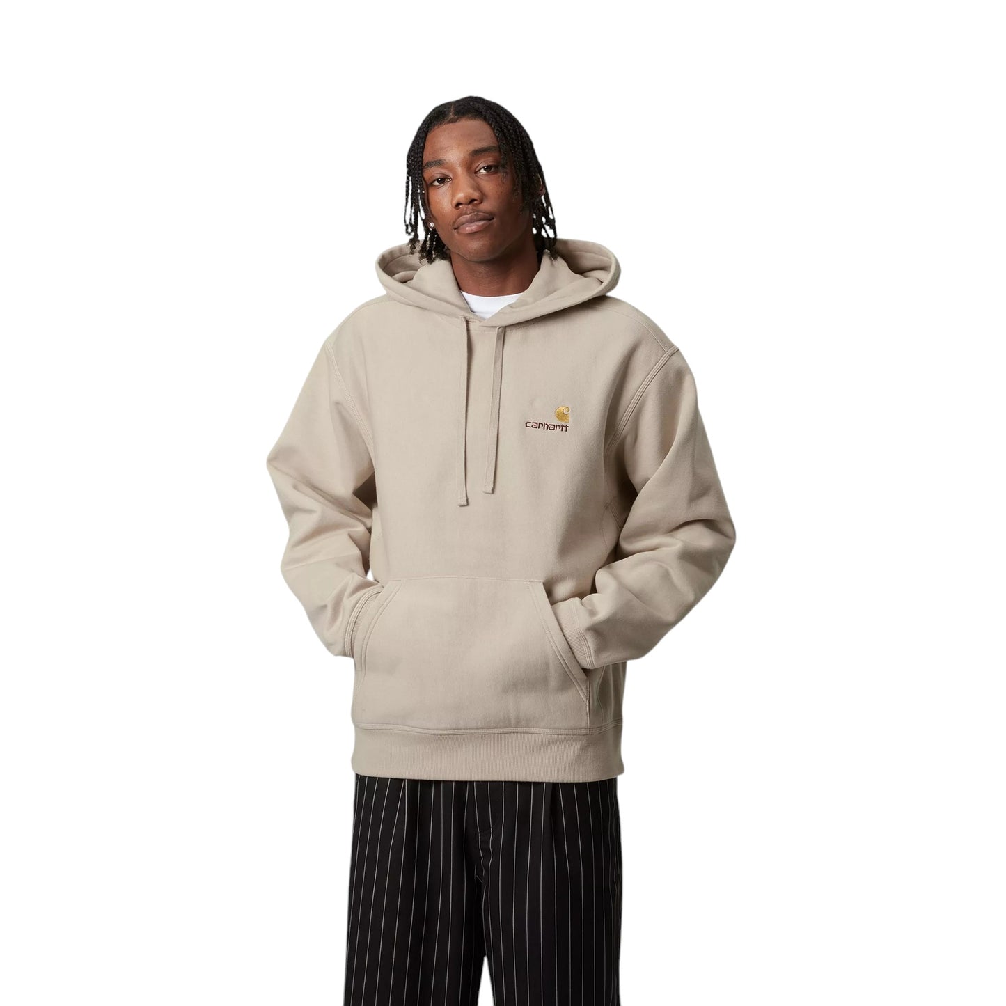 Carhartt Wip Hooded America Script - Fleur De Sel