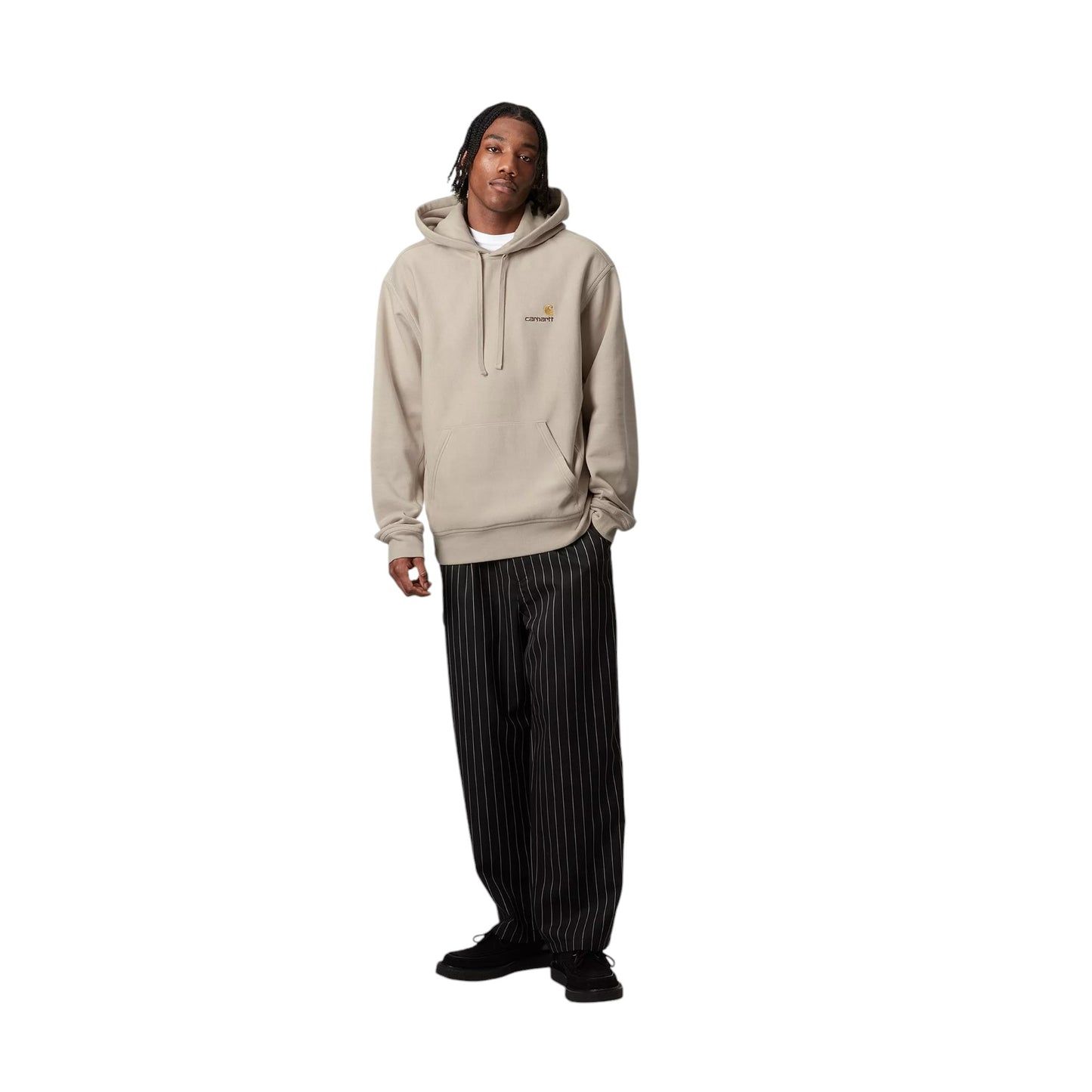 Carhartt Wip Hooded America Script - Fleur De Sel