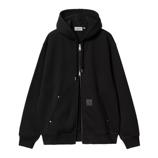 Carhartt Wip Hooded Eldon Sweat Jacket - Black