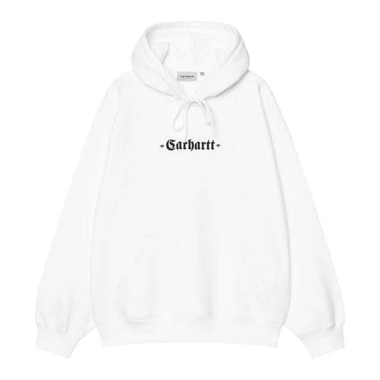 Carhartt Wip Hooded Greatest Hits Sweat - White / Black